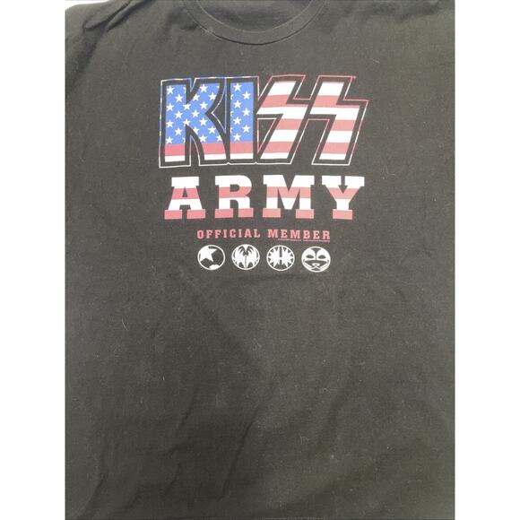 Kizz Army Official Member T Shirt Size XXL Color Black Shorts Sleeves - Picture 4 of 7